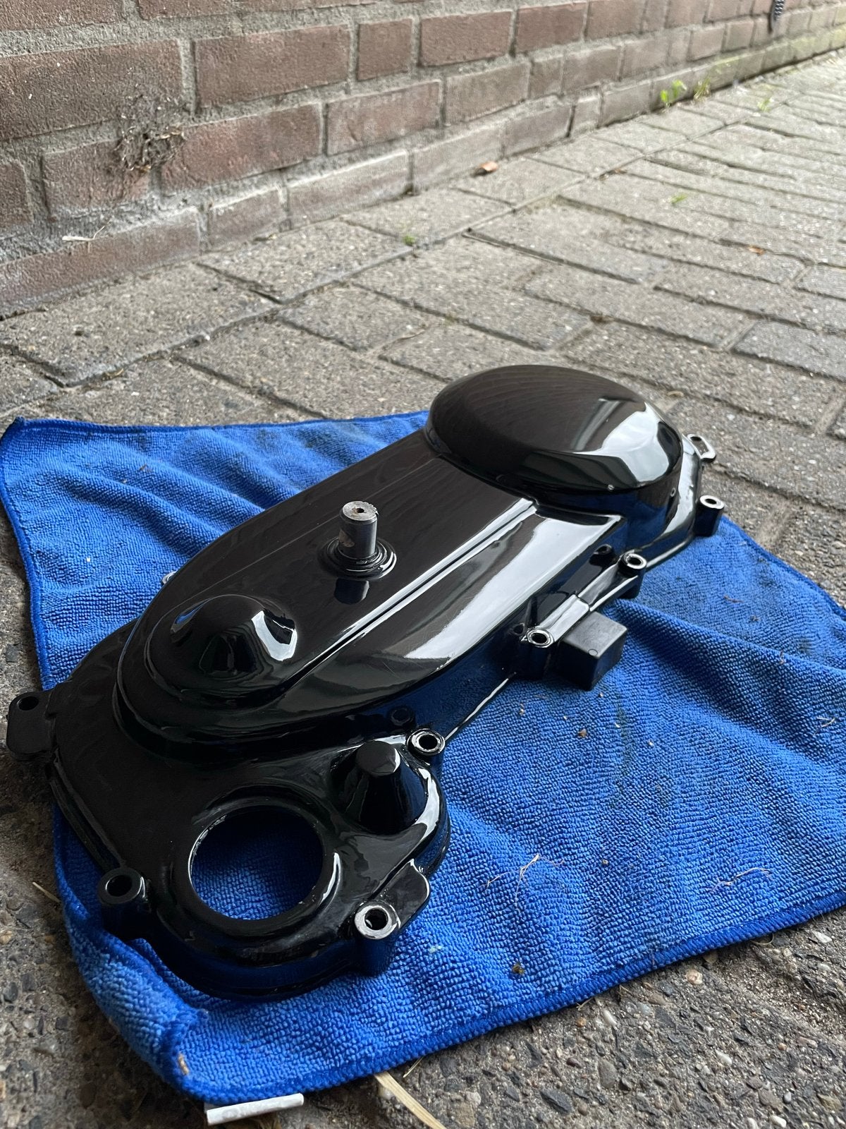 Piaggio Zip 2t Carterkap - Glanzend Zwart, Ophalen of Verzenden, Gebruikt, Overige typen, Piaggio