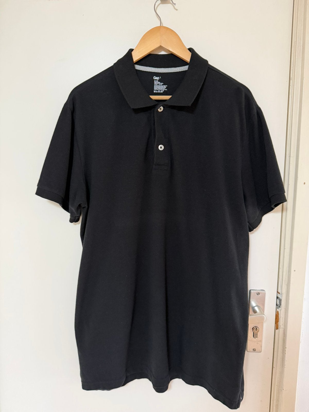 GAP polo shirt, size L, Ophalen of Verzenden, Nieuw, Maat 52/54 (L), Zwart