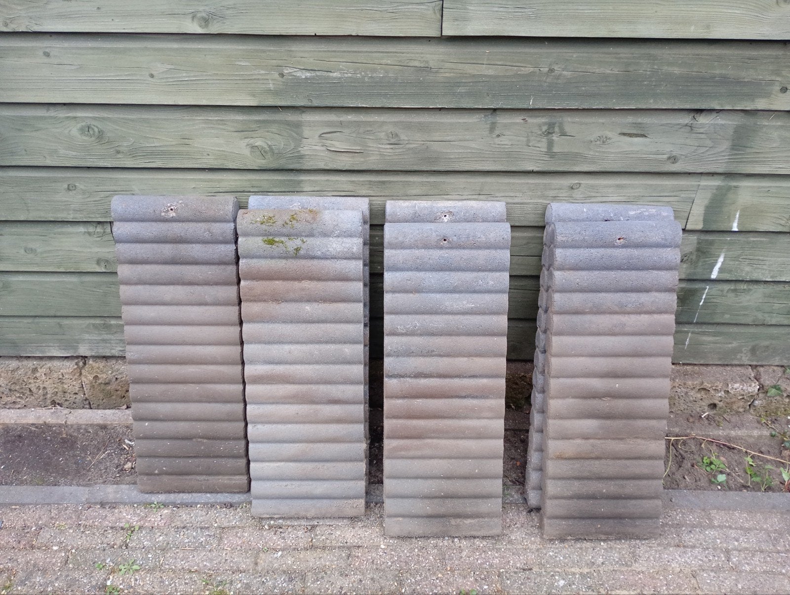 Gratis stoeprand opsluitbanden, Tuin en Terras, Tegels en Klinkers, Ophalen, Gebruikt, Overige typen, Minder dan 5 m²