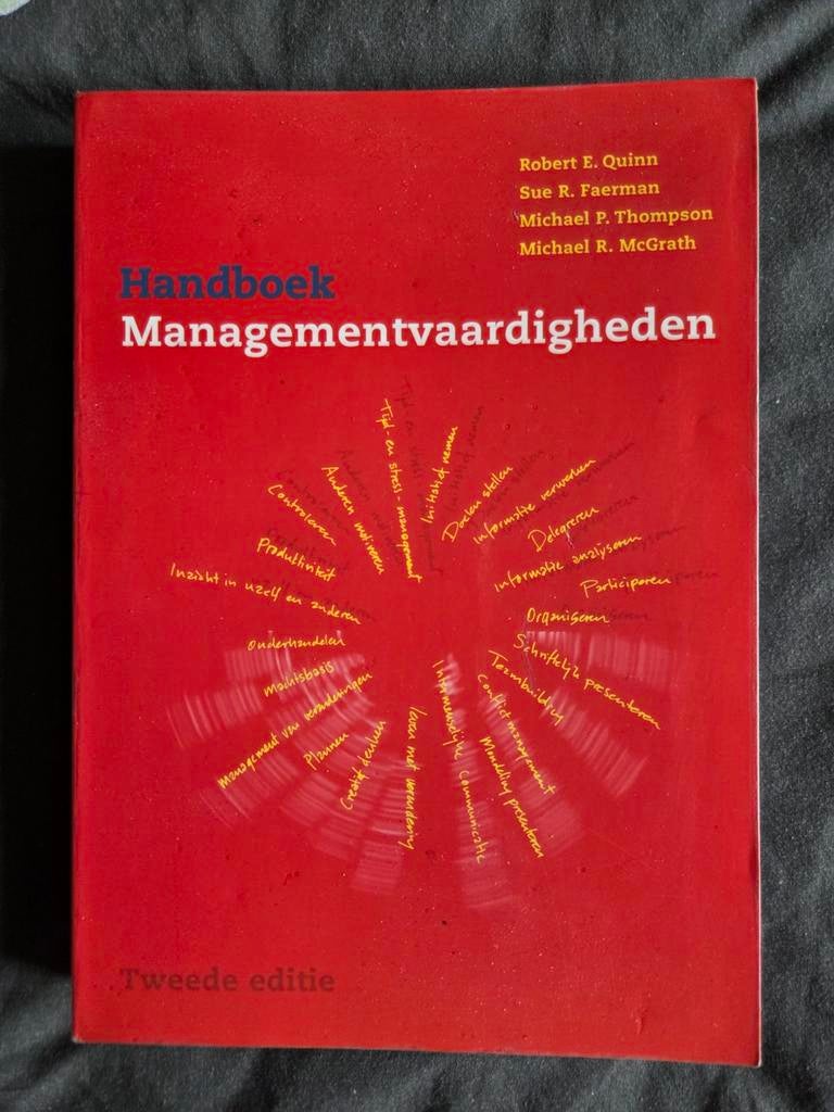 Handboek Managementvaardigheden., Boeken, Ophalen of Verzenden