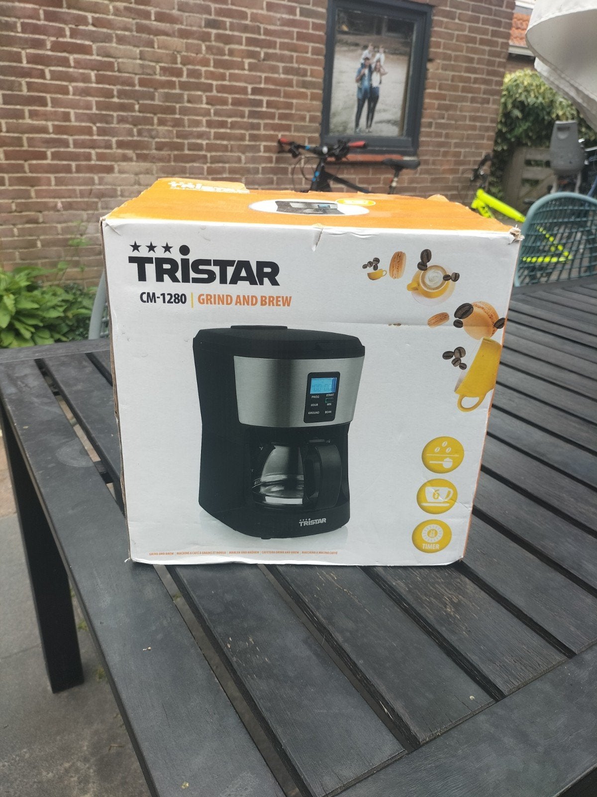 Tristar CM-1280, Witgoed en Apparatuur, Koffiezetapparaten, Ophalen, Overige modellen, Gemalen koffie