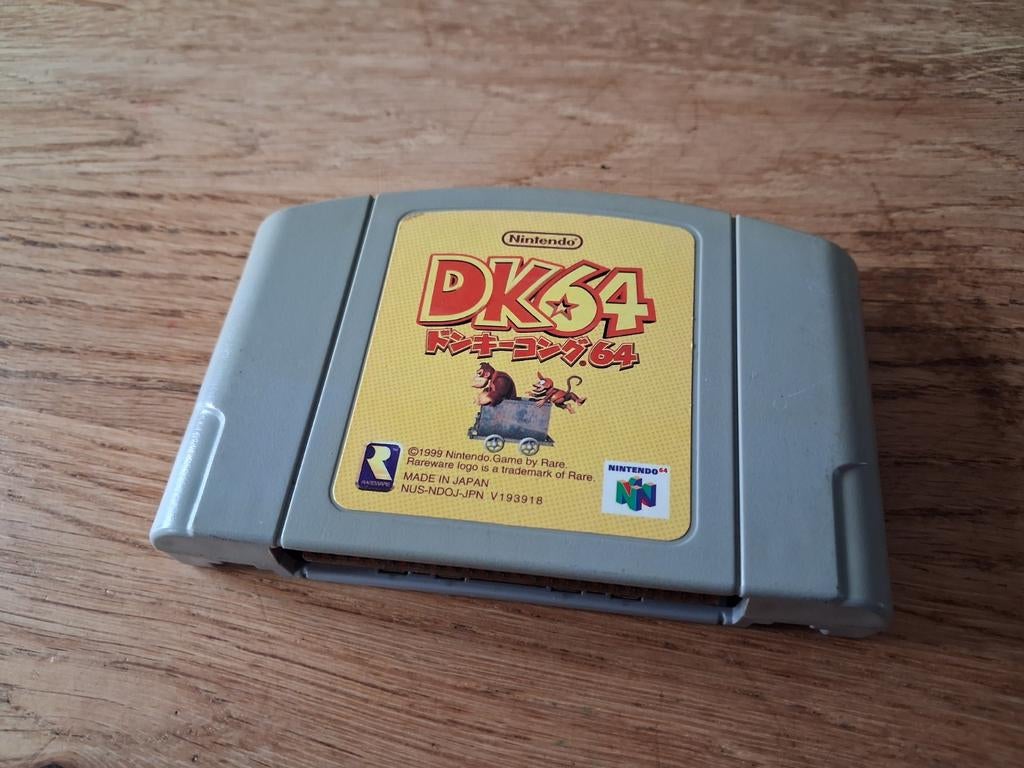 Donkey Kong 64 ( N64 Japan), Avontuur en Actie, Ophalen of Verzenden, Zo goed als nieuw, 3 spelers of meer