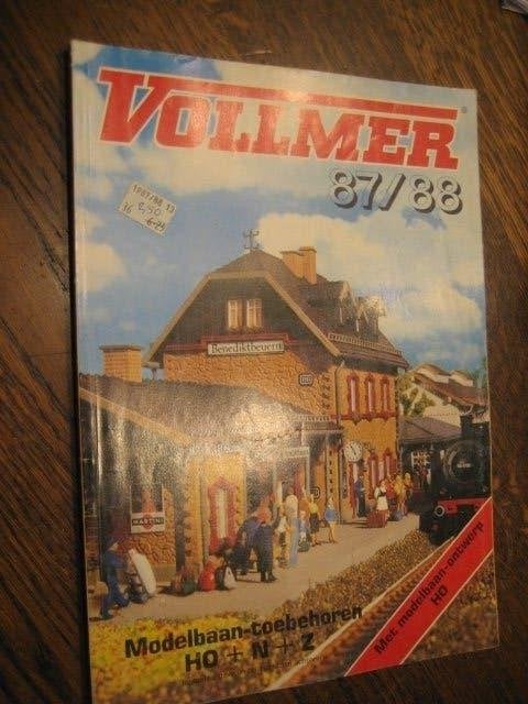 vollmer 87/88 modelbaan-toebehoren catalogus, Overige merken, Gelijkstroom of Wisselstroom, Zo goed als nieuw, Boek, Tijdschrift of Catalogus