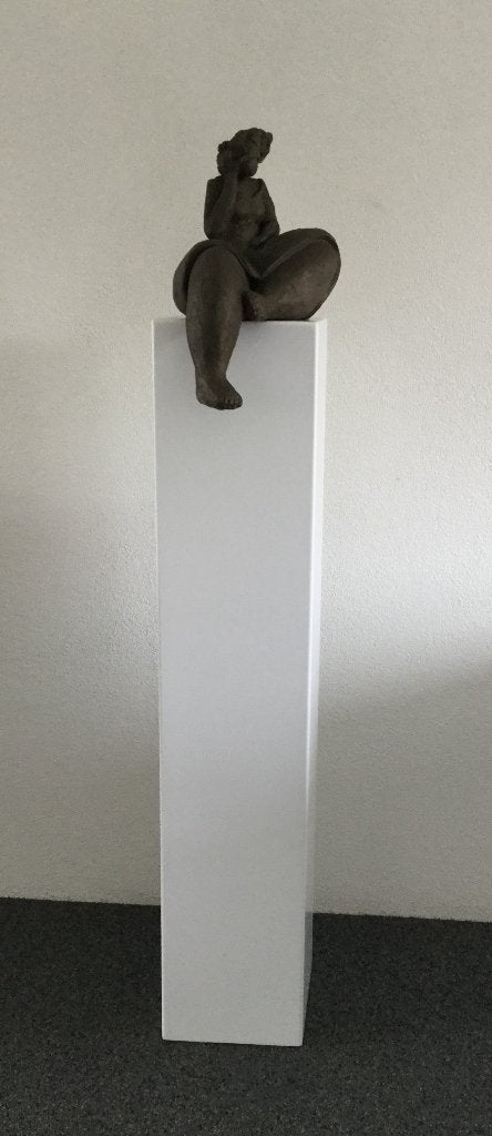 WITTE MDF SOKKEL Naadloos | Luxe Design Zuil Pilaar 100x20, Ophalen of Verzenden, Nieuw