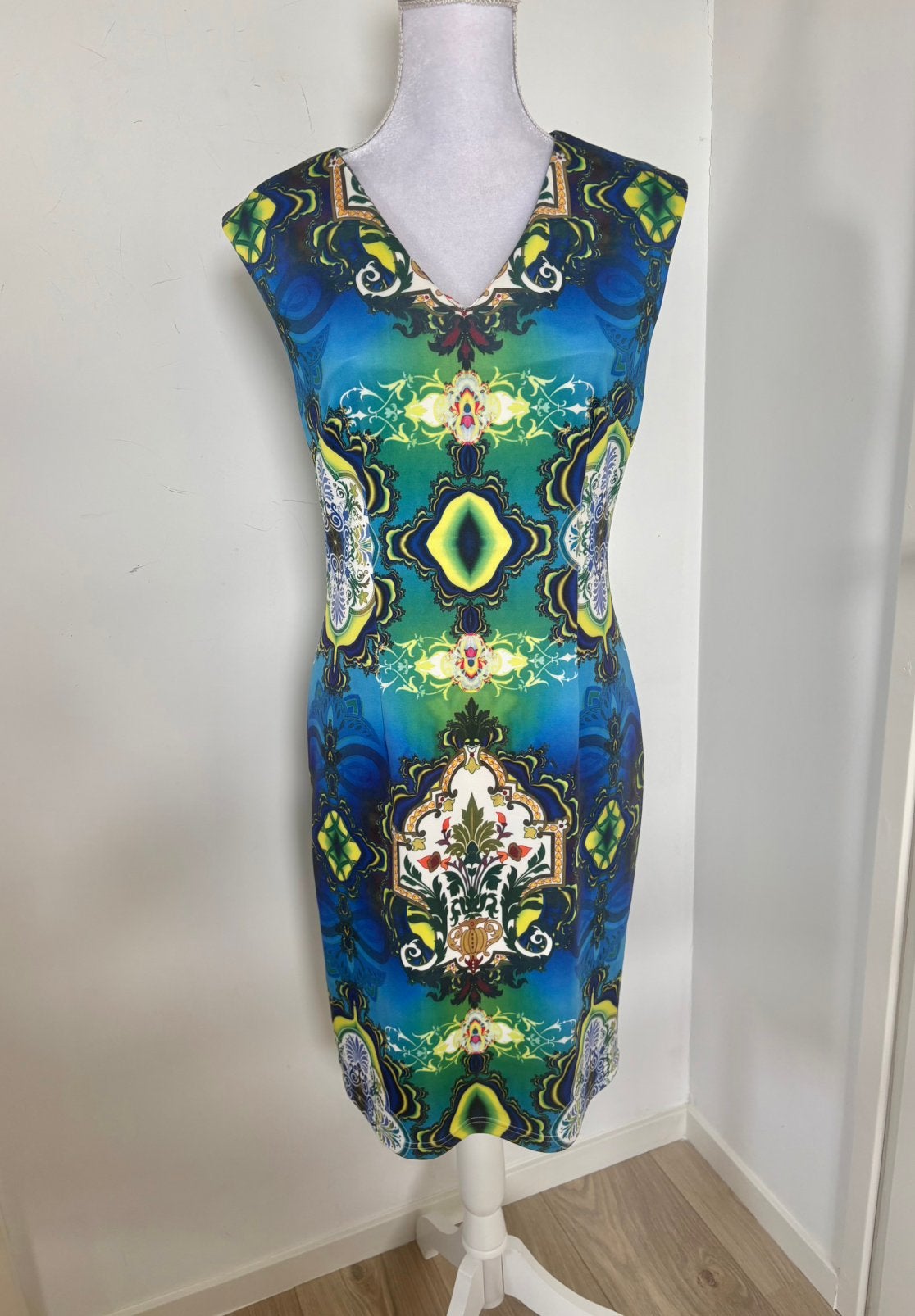 Superleuke jurk - Sweet Miss - maat L, Maat 38/40 (M), Blauw, Ophalen of Verzenden, Zo goed als nieuw