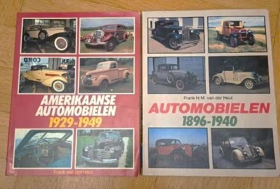 2 autoboeken Frank van Heul klassieke (Amerikaanse) auto's, Boeken, Auto's | Boeken, Ophalen of Verzenden, Zo goed als nieuw, Overige merken
