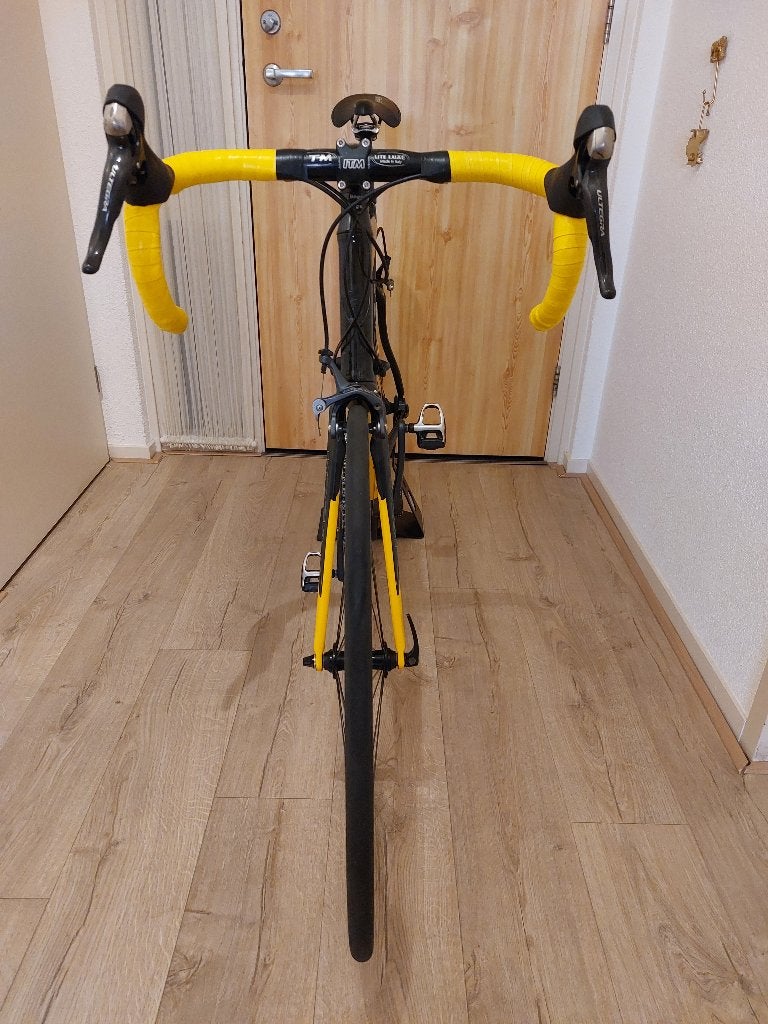 Racefiets, Fietsen en Brommers, Fietsen | Racefietsen, 28 inch, Carbon, Zo goed als nieuw, 15 tot 20 versnellingen