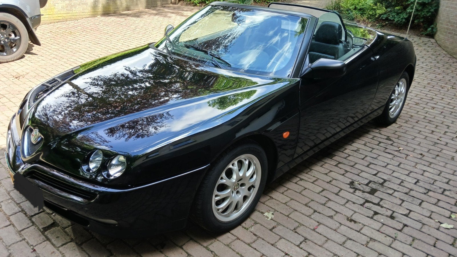 Alfa Romeo Spider 2.0 Twin Spark 16V, 8-1999, Zwart met., Voorwielaandrijving, 1345 kg, Zwart, Cabriolet