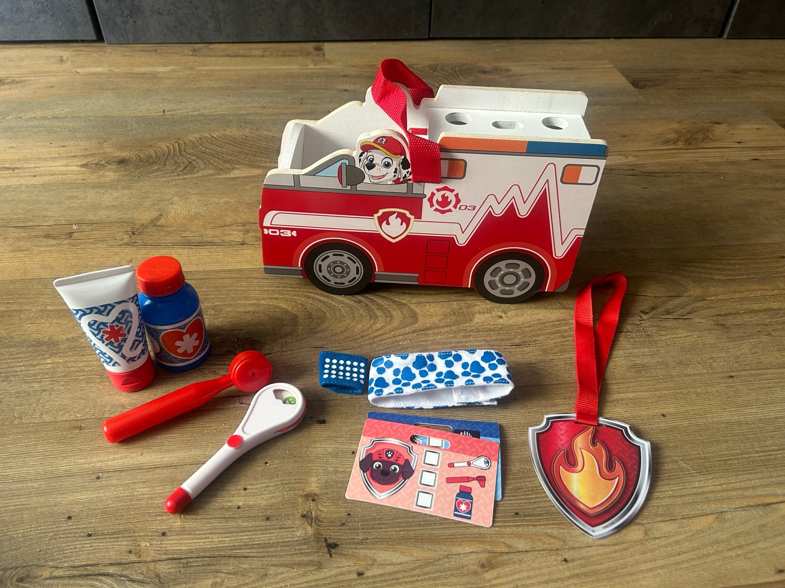 Paw Patrol dokterstas/EHBO-koffer met accessoires, Kinderen en Baby's, Ophalen, Gebruikt, Jongen of Meisje