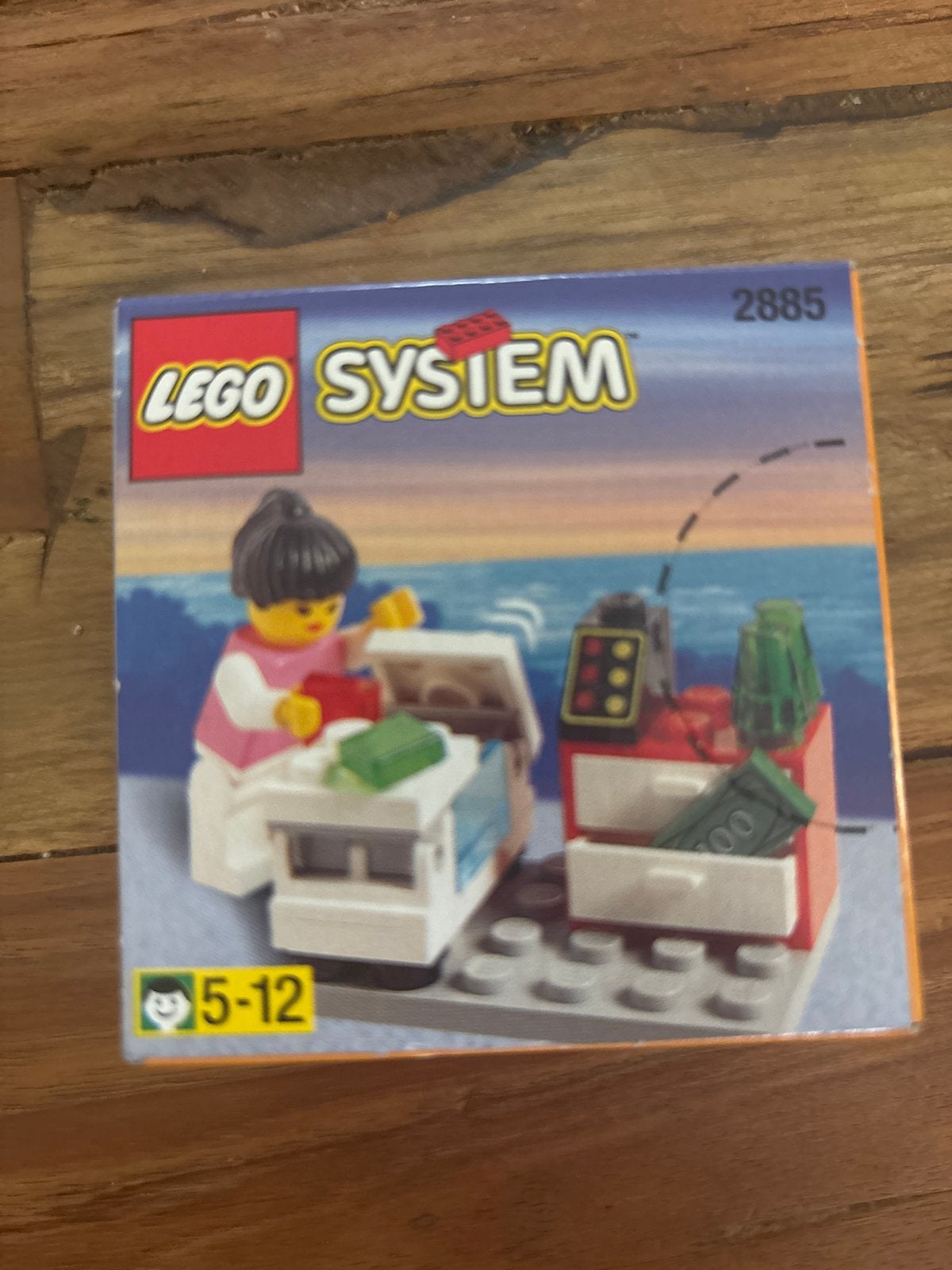 LEGO System 2885: Bank met Kassier Minifiguur, Inclusief minifiguren, Gebruikt, Lego, Ophalen of Verzenden