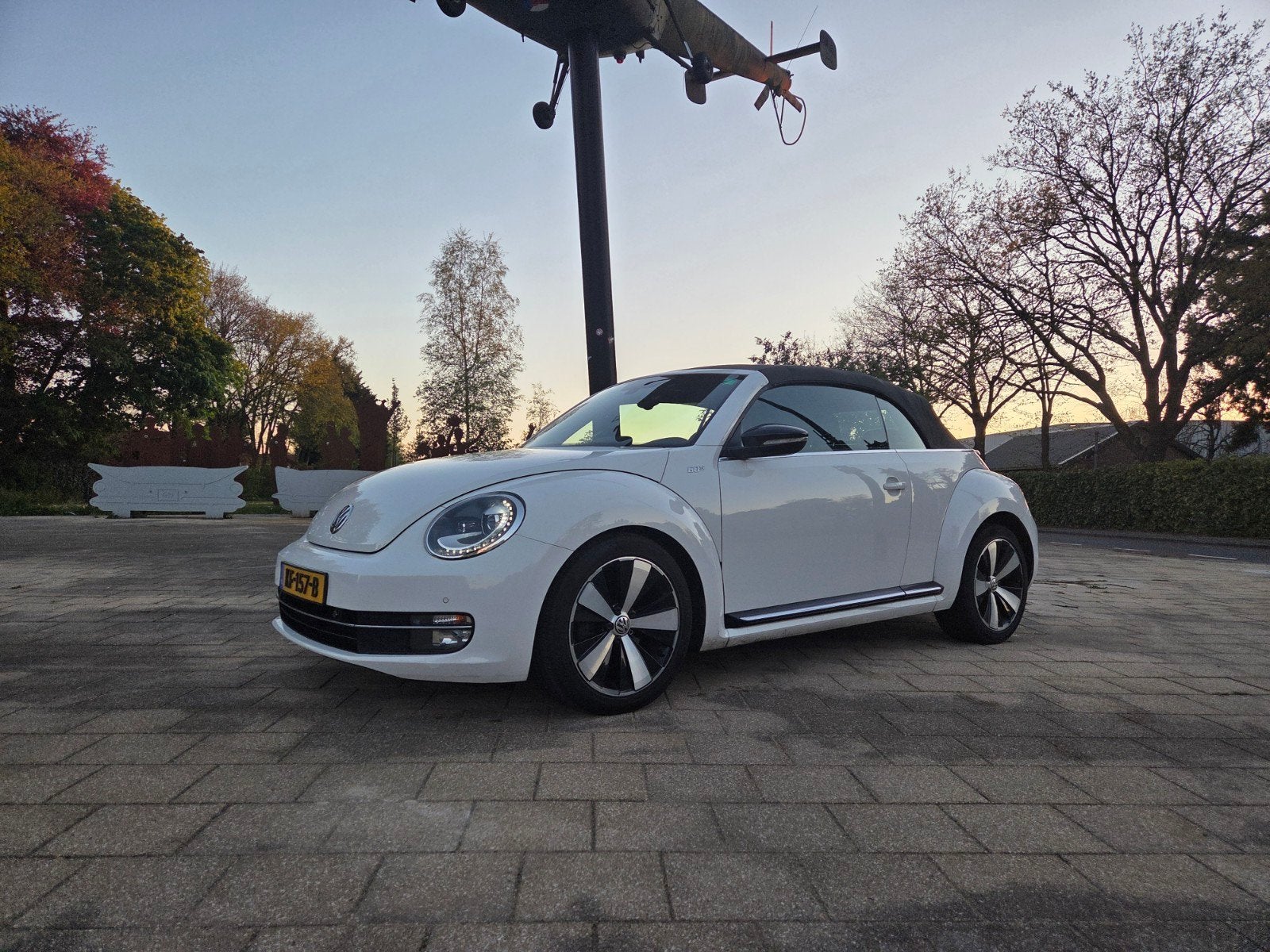 Volkswagen Beetle 60s uitvoering, Auto's, Beetle (Kever), 4 cilinders, Wit, Leder