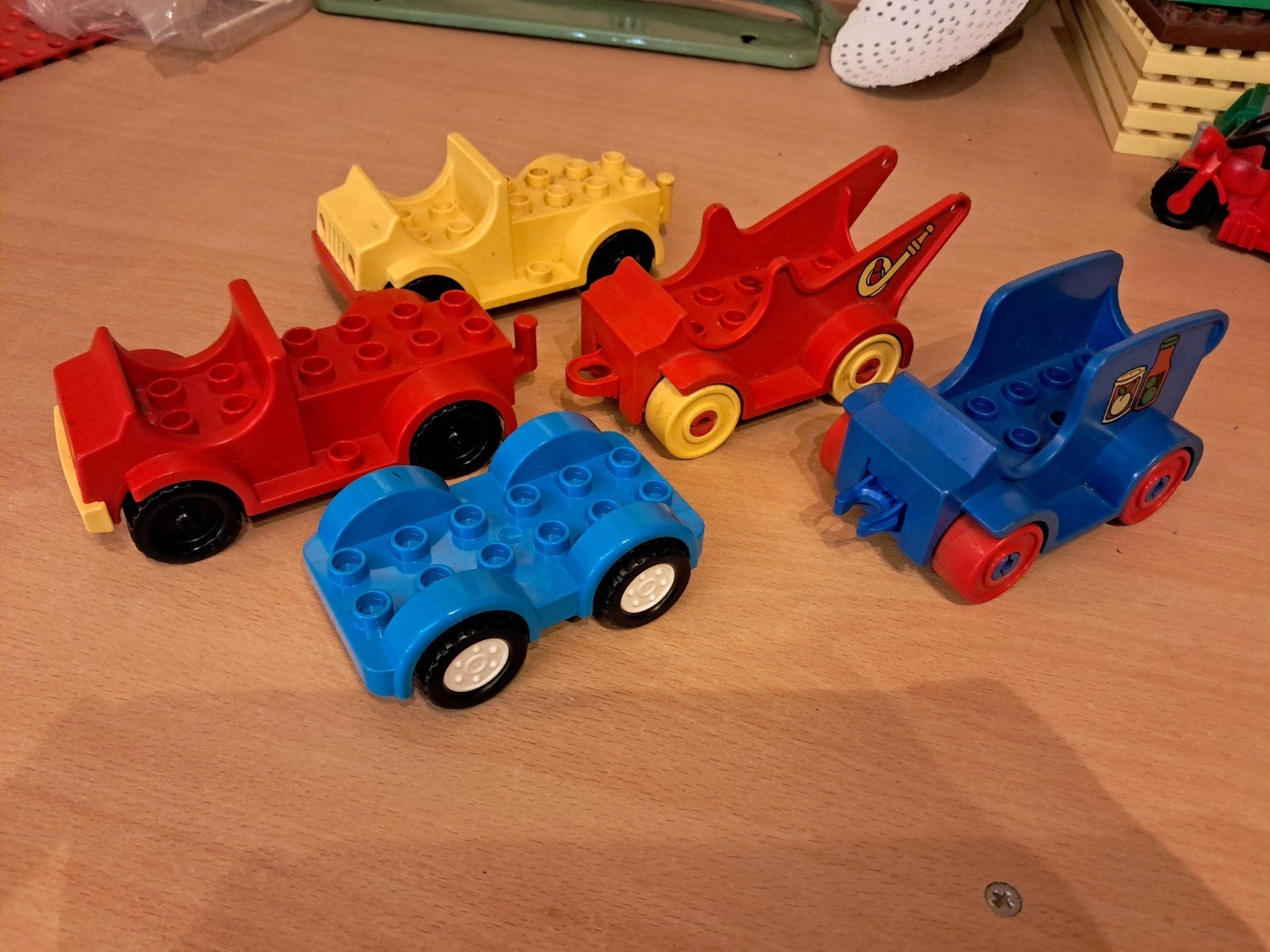 5 duplo auto.s, Ophalen