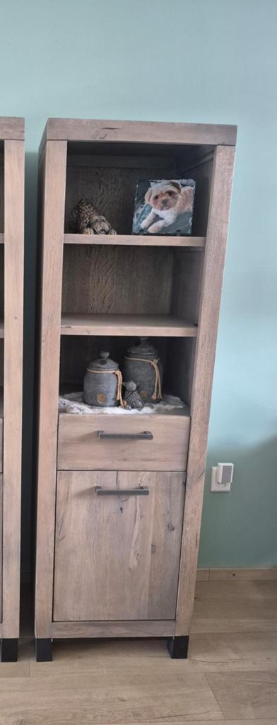 Eikenhouten kast / boekenkast van pronto hevano serie, Ophalen, Zo goed als nieuw, 25 tot 50 cm, 50 tot 100 cm