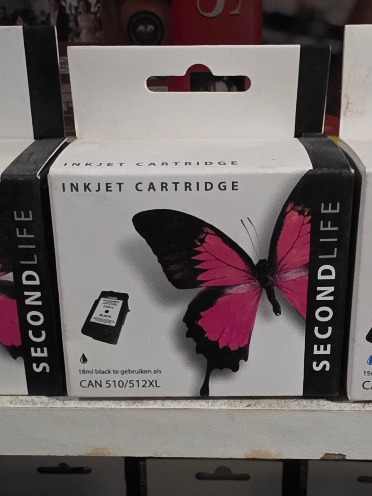 Secondlife Inktcartridge Zwart - Compatibel met Canon, Info@secondlife.nl, Postbus 123, 1000 AC Amsterdam, Nederland, Secondlife B.V.