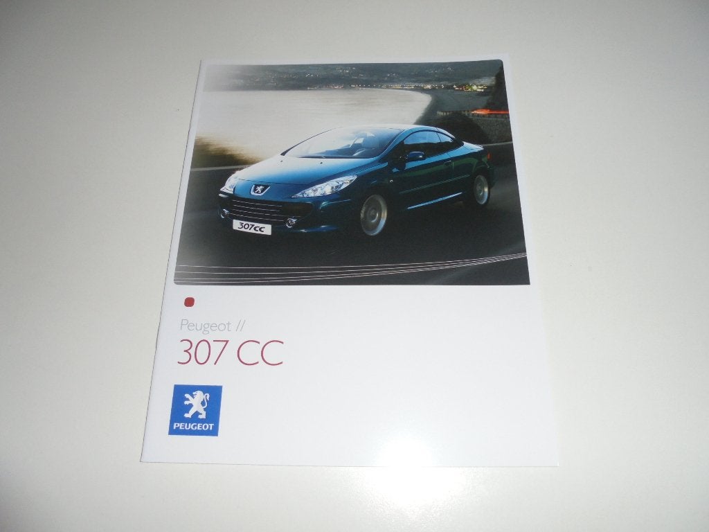 brochure Peugeot 307 CC modellen 2007, Ophalen of Verzenden, Nieuw, Peugeot