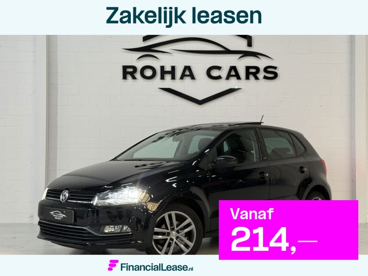 Volkswagen Polo V Allstar *Stoelverwarming*Parkeersensoren*P, Gebruikt, Euro 6, Zwart, Bedrijf