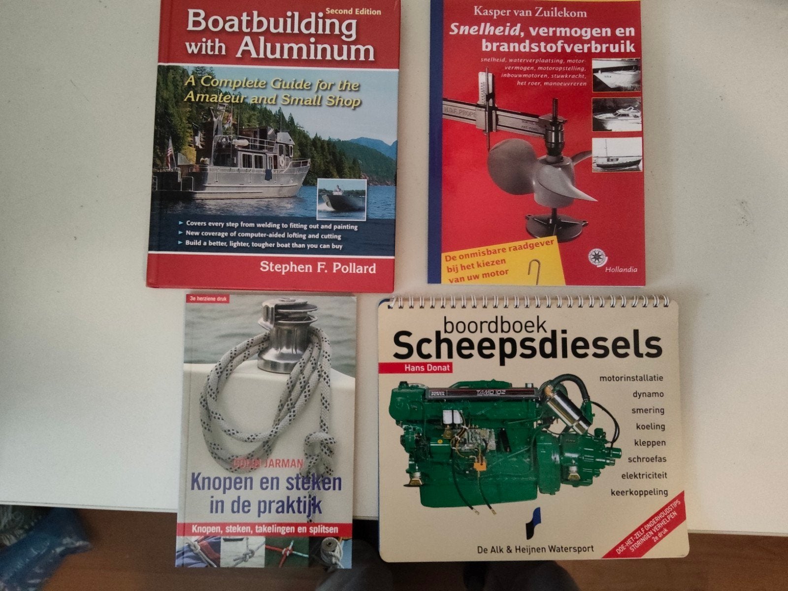 Boeken over bootbouw, motoren en knopen, Ophalen of Verzenden, Nieuw