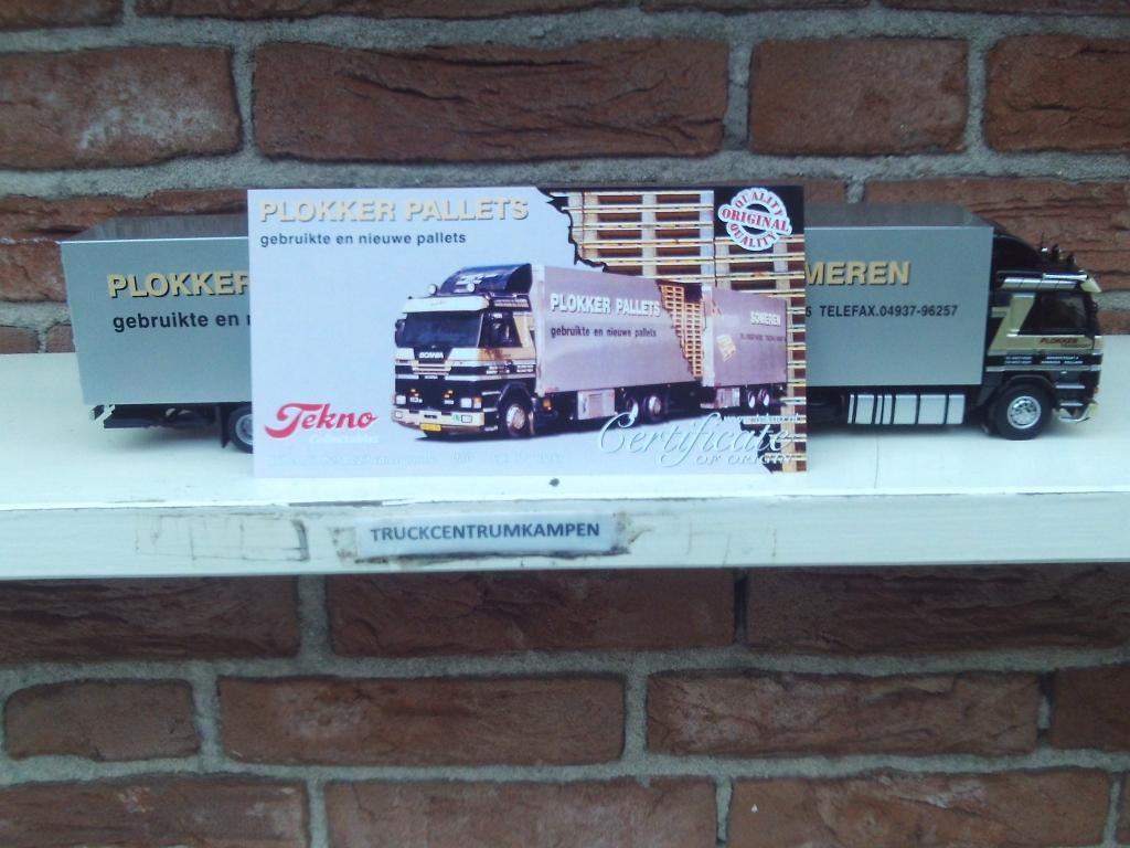 Tekno  Scania  3  Serie  van  Plokker - Pallets., Ophalen of Verzenden, Nieuw, Bus of Vrachtwagen, Tekno