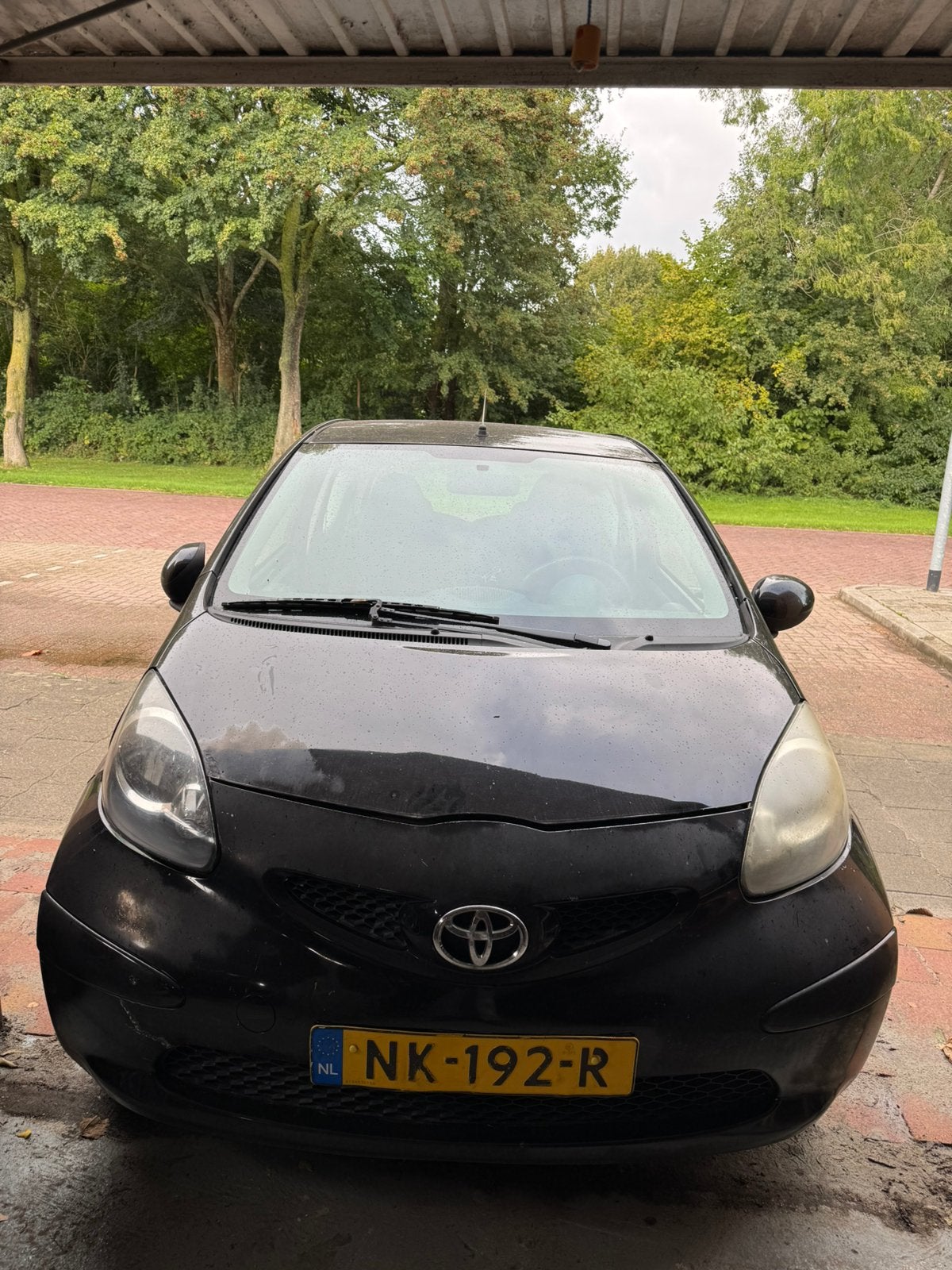 Toyota Aygo 1.0 12V Vvt-i 3DRS MMT 2008 Zwart, Auto's, Voorwielaandrijving, 4 stoelen, Handgeschakeld, Particulier