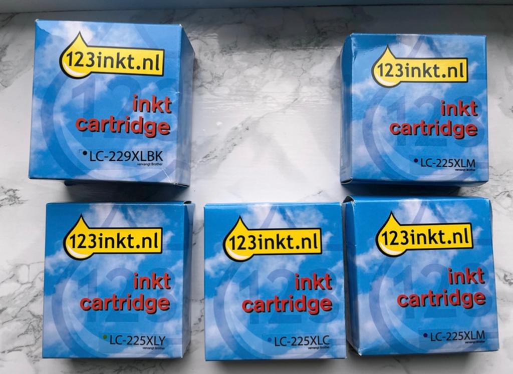 NIEUW 5 stuks XL 123inkt (vervangt Brother) cartridges, Ophalen of Verzenden, Nieuw