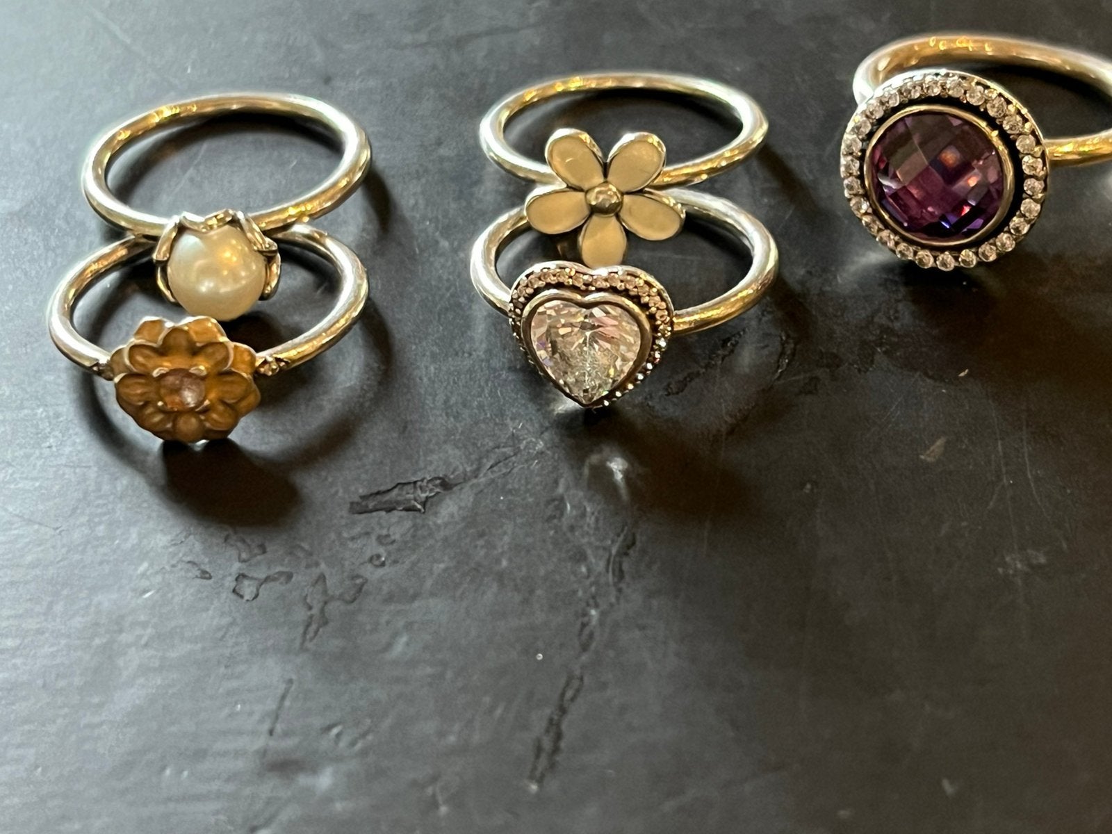 Pandora ringen., Ophalen of Verzenden, Zo goed als nieuw, Zilver, Dame