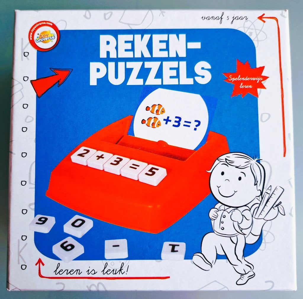 Spel: Reken-puzzels Toy Universe spelenderwijs leren rekenen, Ophalen, Zo goed als nieuw, Rekenen