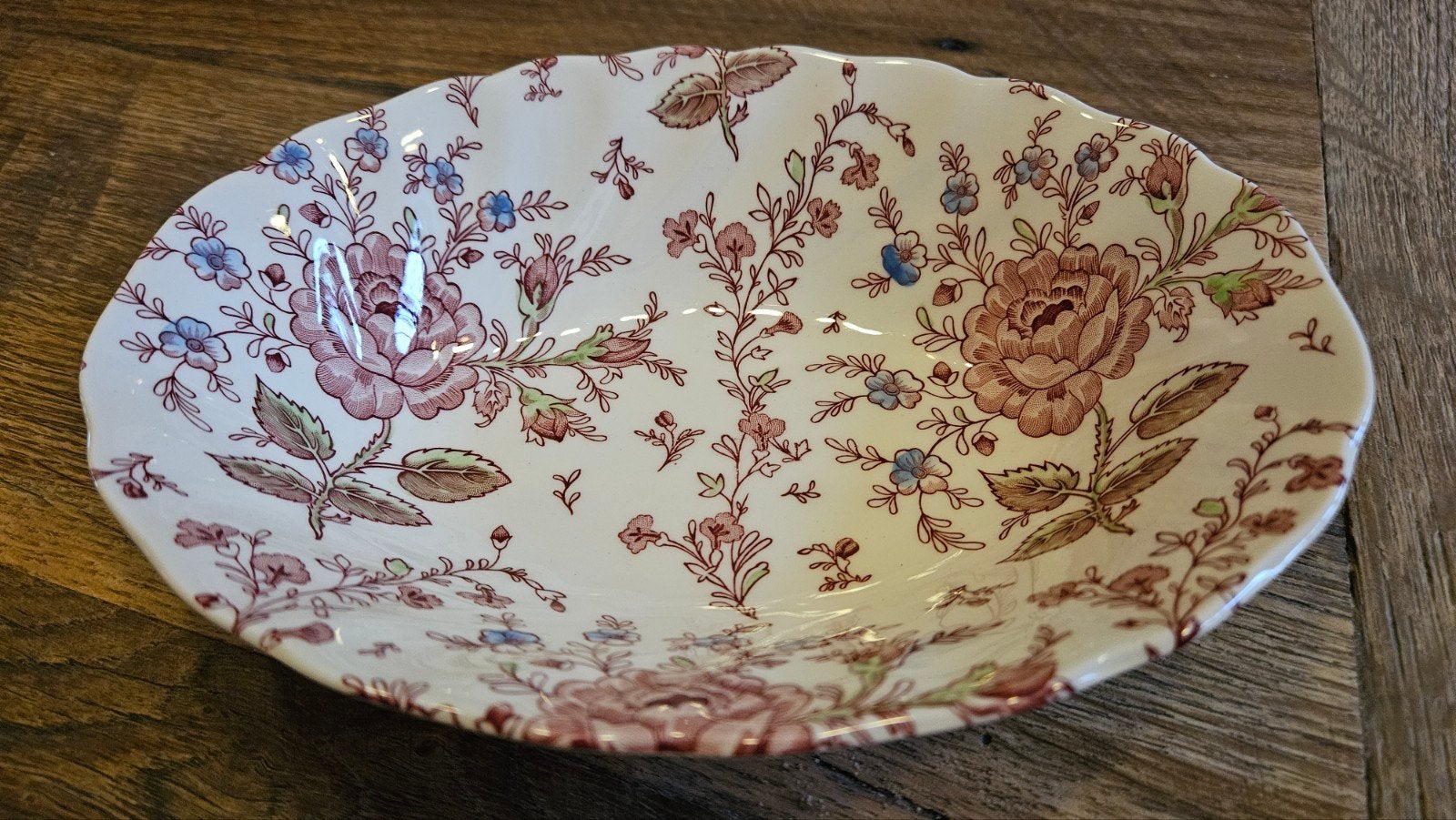 Johnson Brothers Rose Chintz ovale schaal, Huis en Inrichting, Ophalen of Verzenden, Porselein, Klassiek, Schaal of Schalen