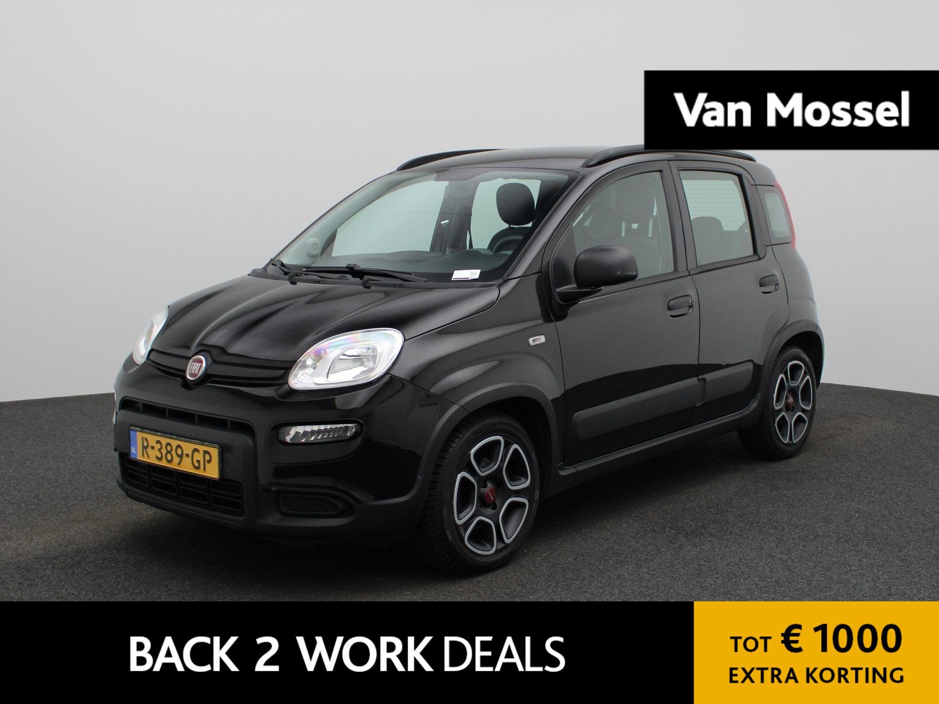 Fiat Panda 1.0 Hybrid City Life | AIRCO | CENTRALE DEUR VERG, Auto's, Voorwielaandrijving, 12 maanden, Stof, Panda