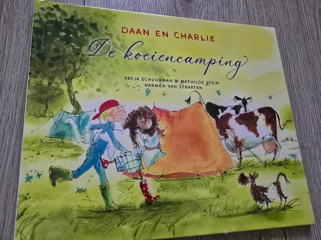 Daan en Charlie. Boek kinderboek de koeiencamping, Ophalen of Verzenden