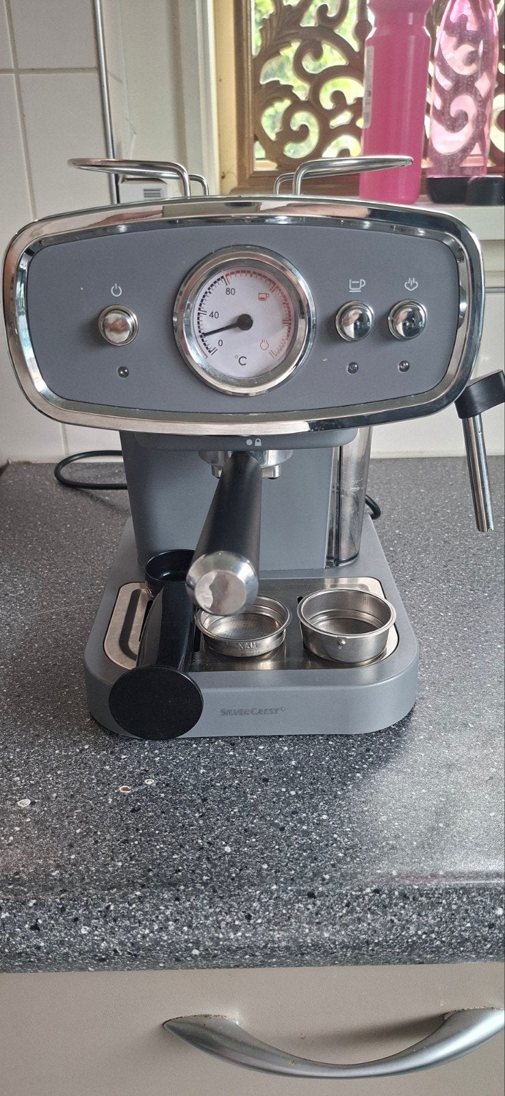SilverCrest Espresso Apparaat SEM 1050 A1, Witgoed en Apparatuur, Koffiezetapparaten, Ophalen, Espresso apparaat, Gemalen koffie