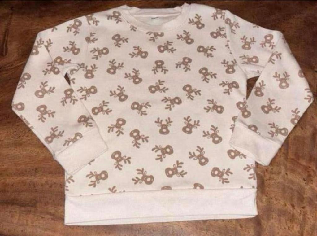 Kersttrui eland mt 110-116, Kinderen en Baby's, Ophalen of Verzenden, Zo goed als nieuw, Jongen of Meisje, Trui of Vest