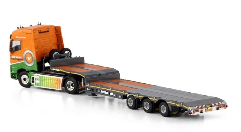 WSI VOLVO FH5 GLOBETROTTER + DIEPLADER-VD VLIST GROOT AMMERS, Hobby en Vrije tijd, Modelauto's | 1:50, Wsi, ., Nieuw, Ophalen of Verzenden