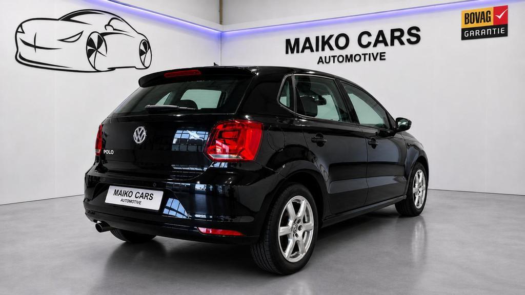 Volkswagen Polo 1.2 TSI Comfortline (BLUE MOTION TECHNOLOGY), Auto's, Stof, Gebruikt, 1198 cc, Zwart