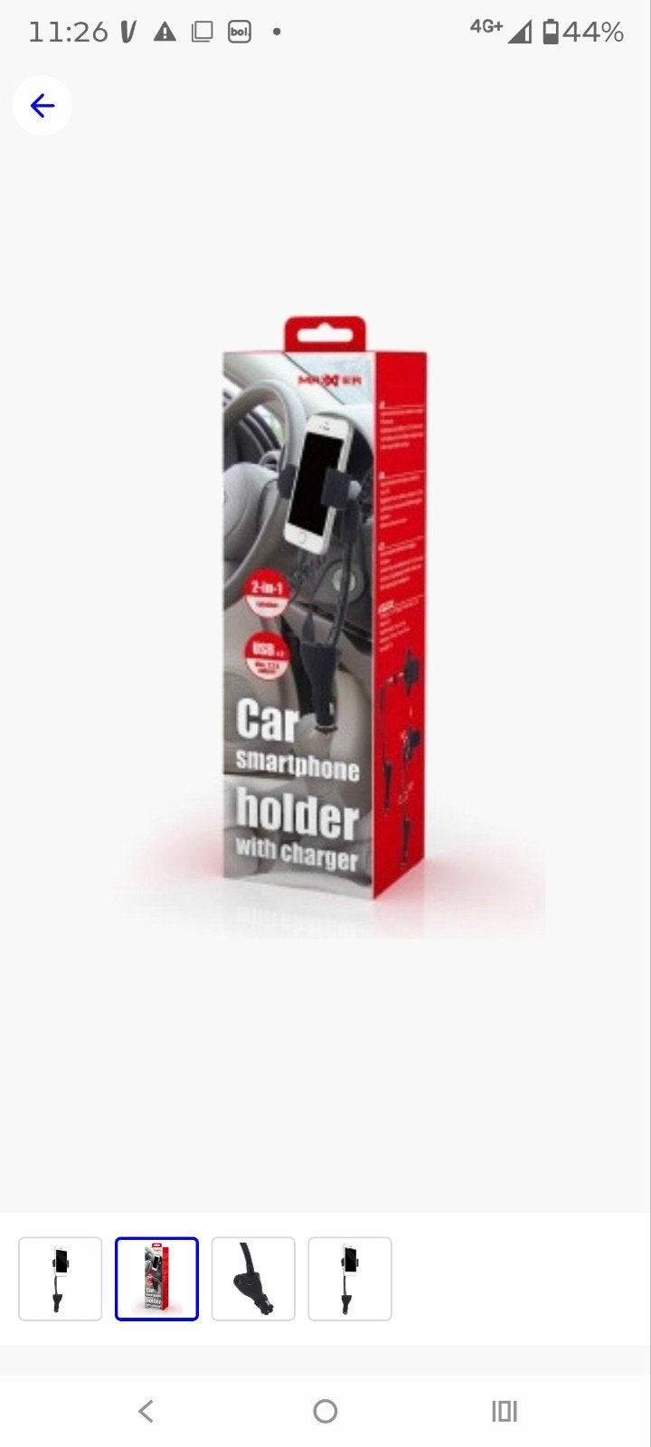 Universele Autohouder met USB-oplader, Ophalen of Verzenden, Nieuw