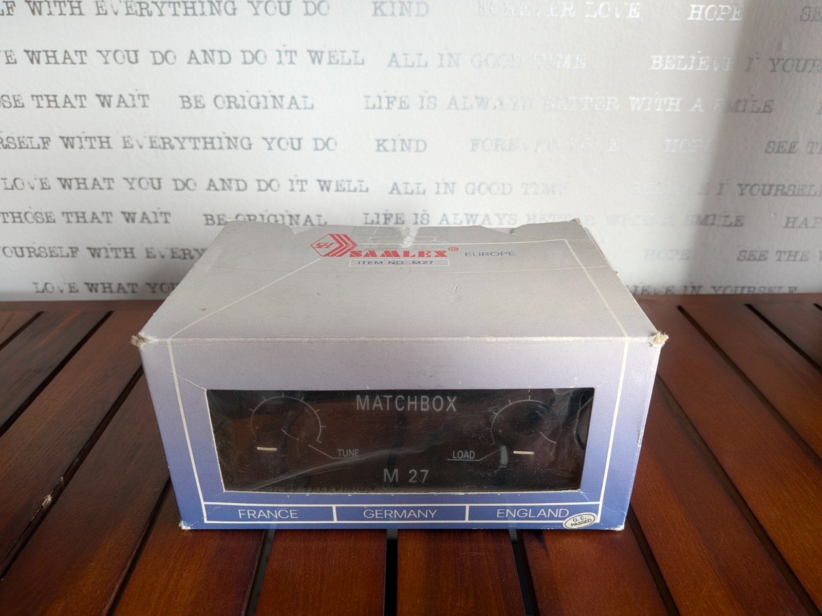 Samlex Matchbox M27 CB Impedantie Adapter 500W AM, Ophalen of Verzenden, Nieuw, Zender en Ontvanger