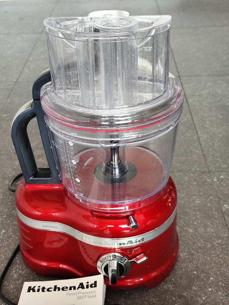 KitchenAid Artisan foodprocessor (4 liter) compleet, Witgoed en Apparatuur, Keukenmixers, Ophalen, 4 liter of meer, 2 snelheden