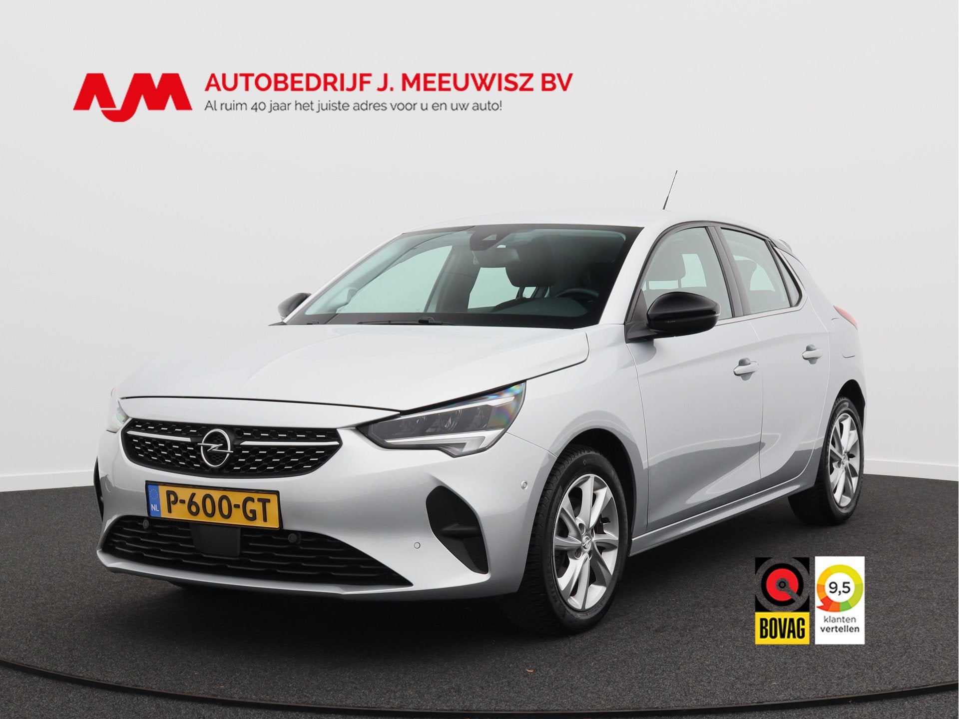 Opel Corsa 1.2 Turbo Elegance/ automaat/ lage km/ compleet!, Auto's, 101 pk, Gebruikt, Leder en Stof, 49 €/maand