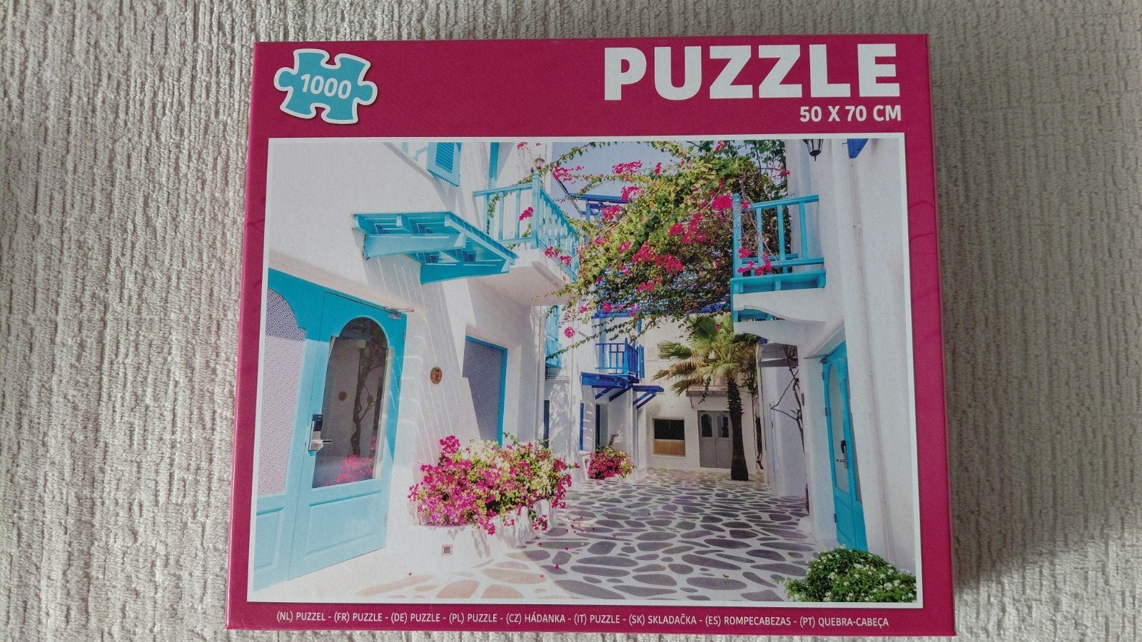 Creatieve Craft - Griekse straat - 1000 stukjes, Ophalen, 500 t/m 1500 stukjes, Zo goed als nieuw, Legpuzzel
