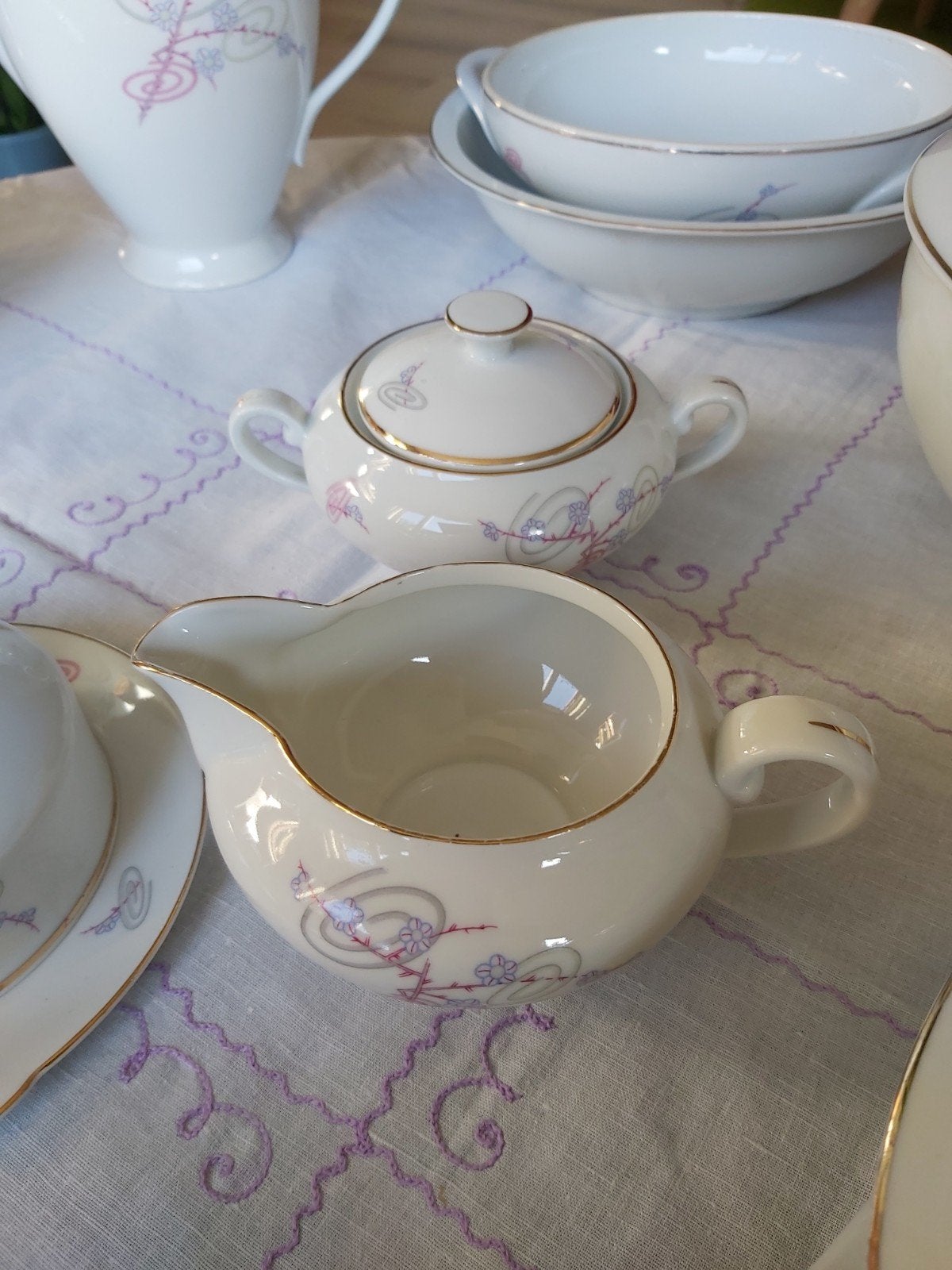 Vintage 12 delig servies - Haas & Czjeck, Ophalen