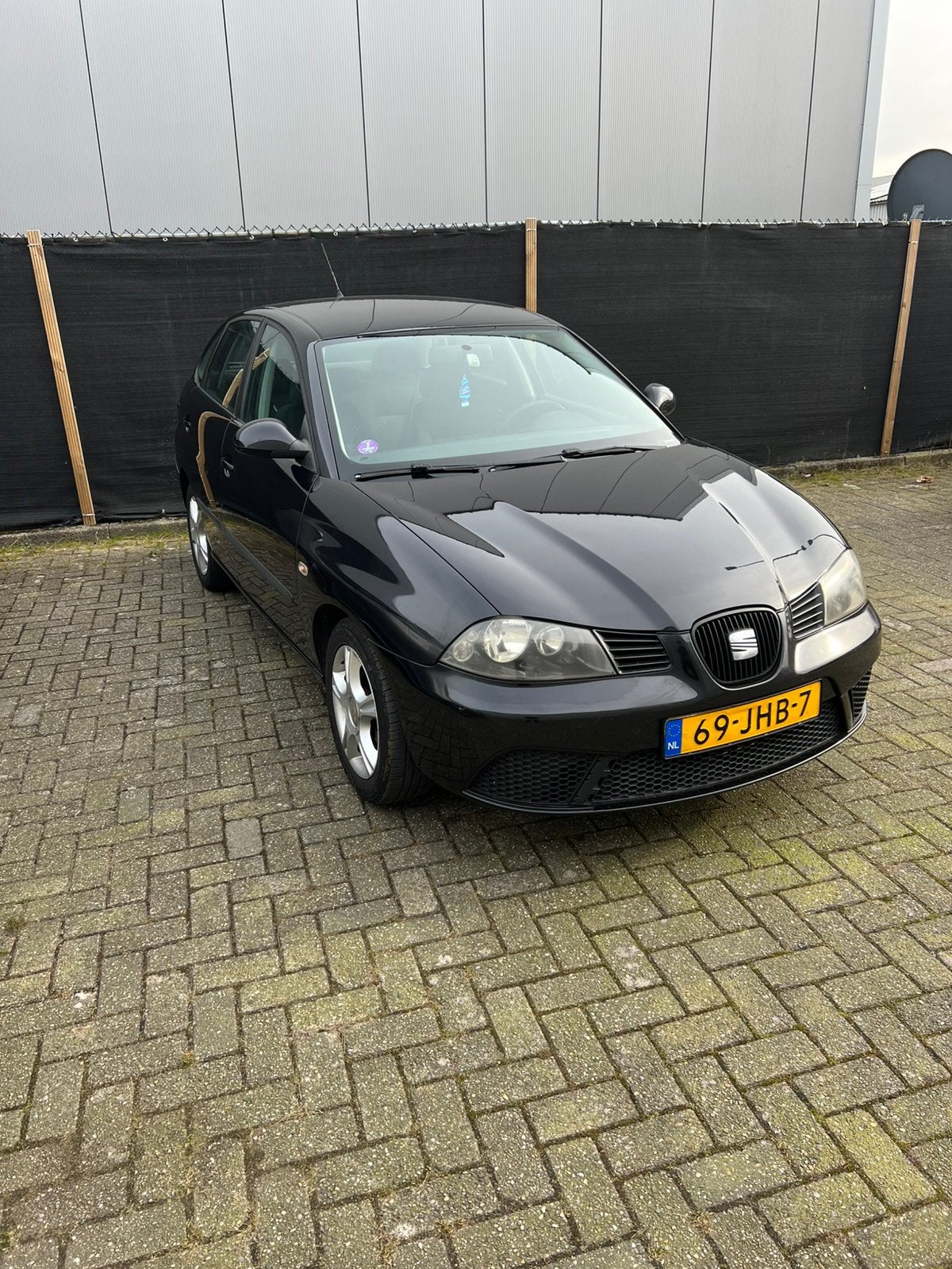 Seat Ibiza 1.4 16V 63KW 5DRS 2009 Zwart, Auto's, Seat, Voorwielaandrijving, 40 €/maand, Origineel Nederlands, Handgeschakeld
