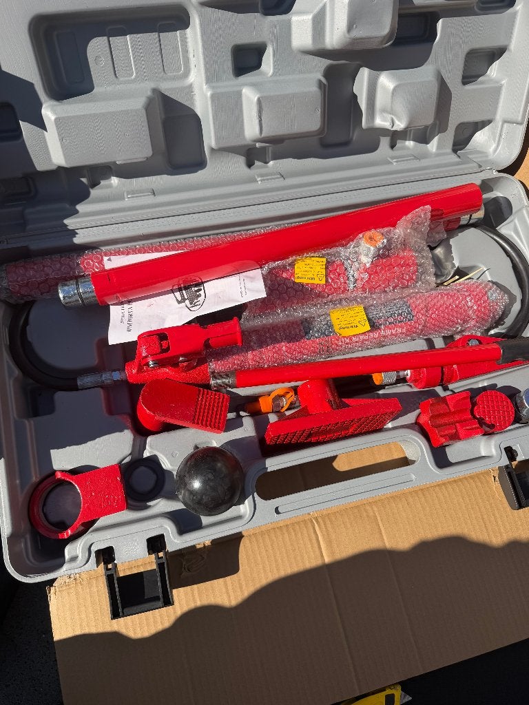 Hydraulische uitdeuk set 10 ton Nieuw, Ophalen of Verzenden, Nieuw