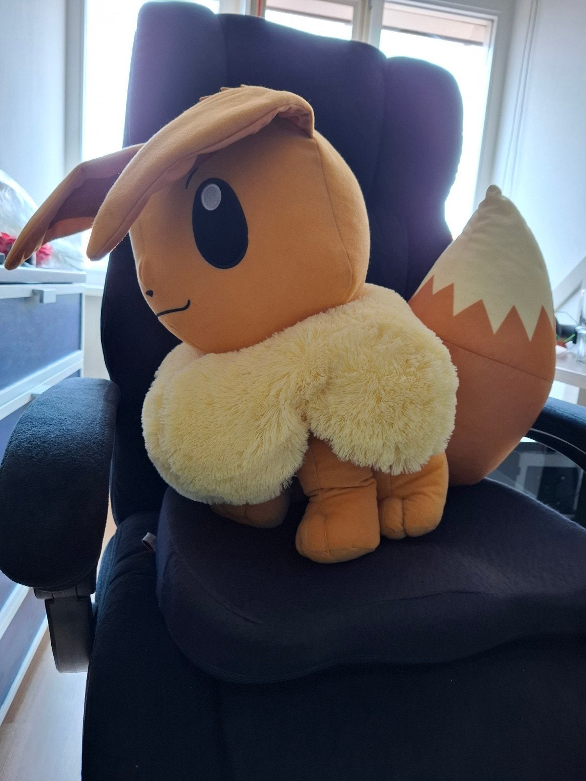 Grote Eevee knuffel - 40 cm Pokémon pluche, Ophalen of Verzenden, Zo goed als nieuw, Overige typen