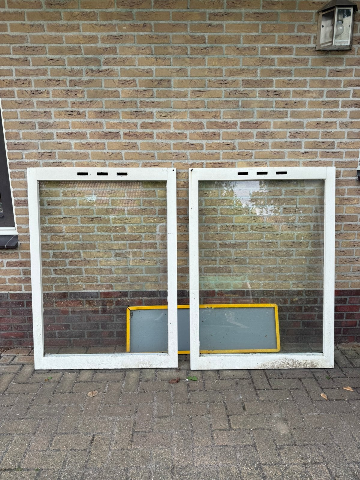 Kozijnen met ramen, Gebruikt, Raamkozijn, Inclusief glas, 75 tot 150 cm