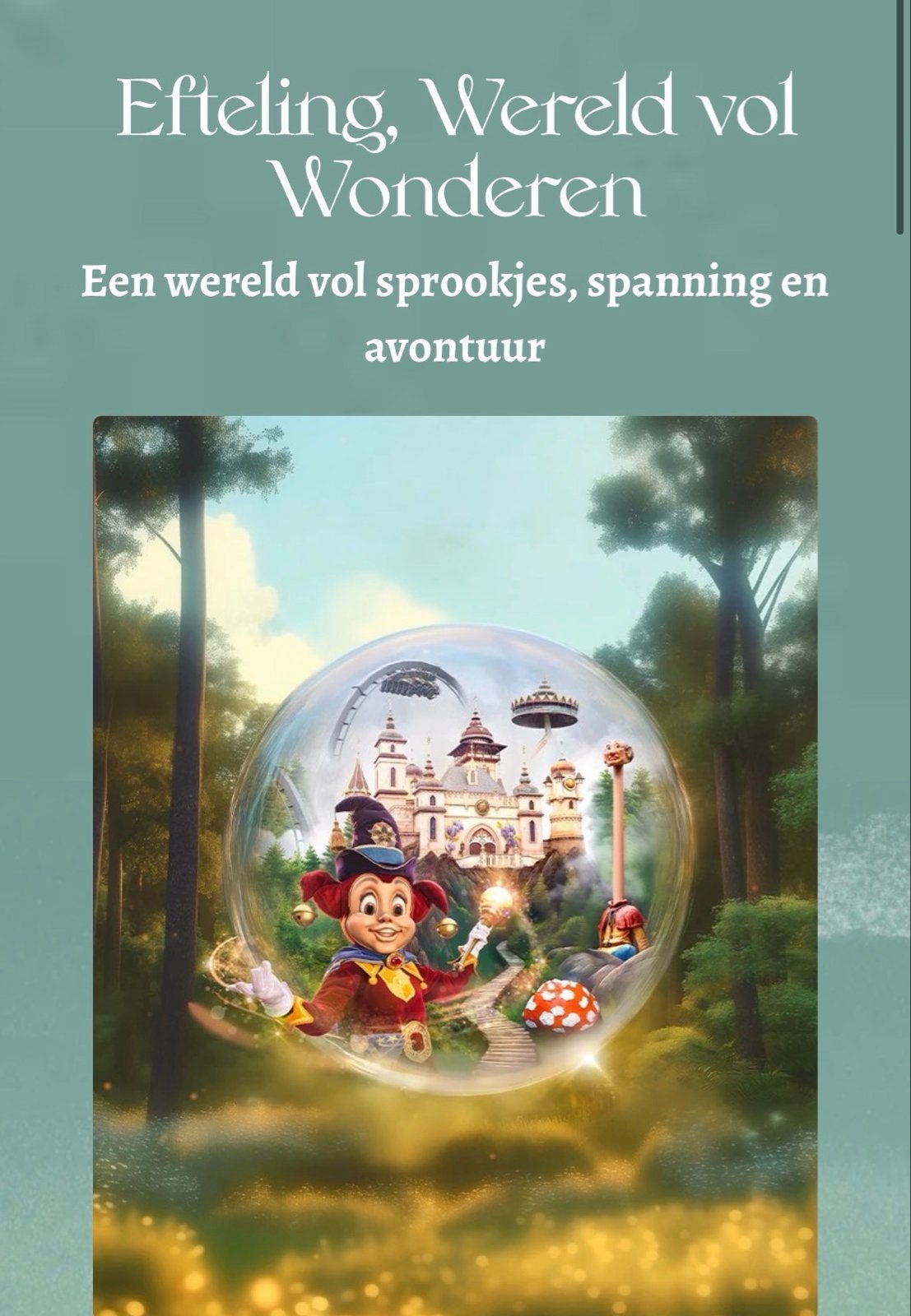 3 Efteling Entreetickets laagseizoen, Ophalen of Verzenden, Nieuw, Overige typen
