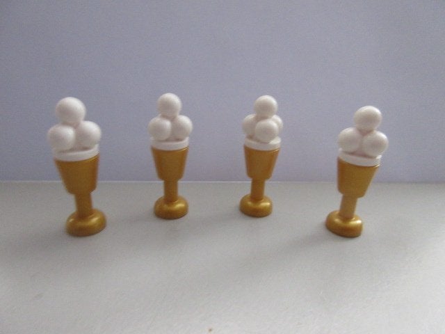 nr. 0125, 4 ijsjes in bekers., Kinderen en Baby's, Speelgoed | Duplo en Lego, Ophalen of Verzenden, Zo goed als nieuw, Complete set