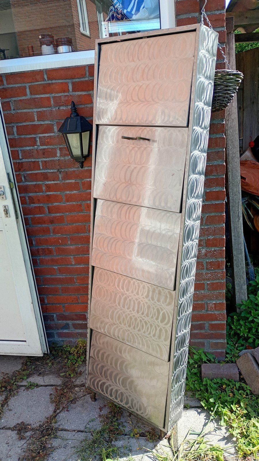 Metalen schoenenrek met 5 vakken, Ophalen, Gebruikt