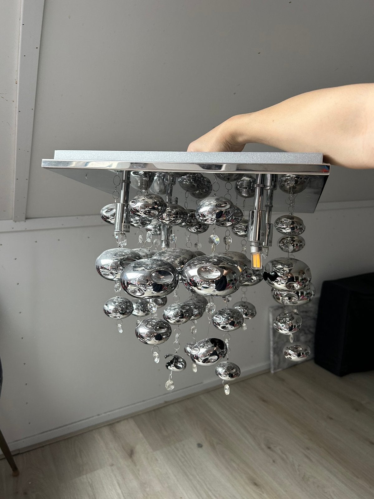 Bollen lamp, Ophalen, Zo goed als nieuw
