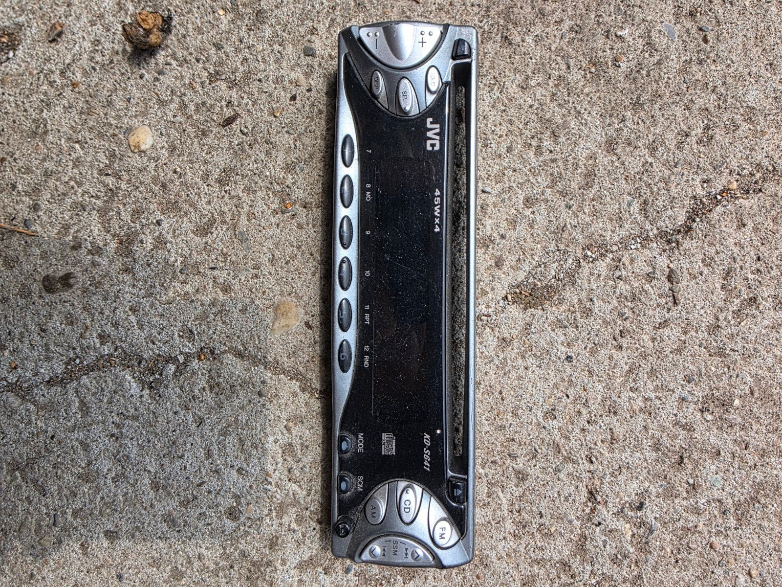 JVC KD-SG641 Autoradio Frontpaneel, Ophalen of Verzenden, Gebruikt
