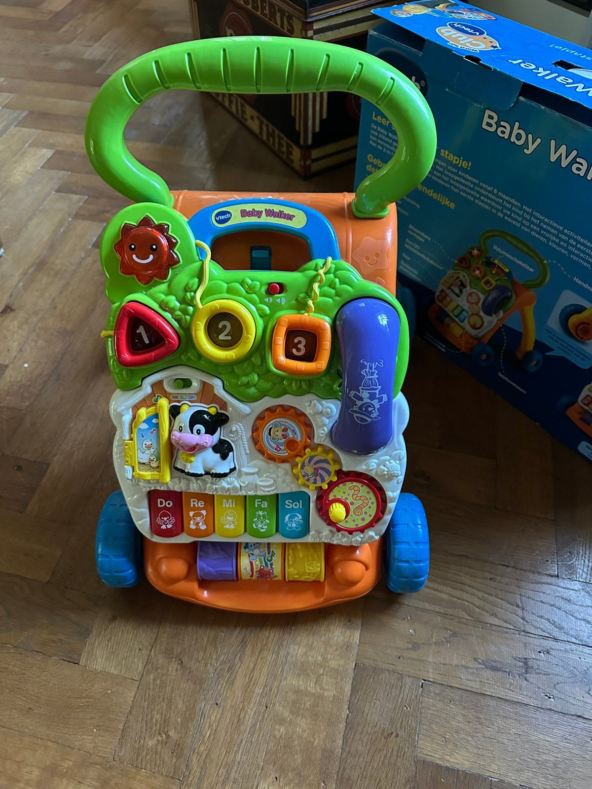 VTech Baby Walker - Leer stappen en spelen, Kinderen en Baby's, Ophalen of Verzenden, Gebruikt, Overige typen, Met licht
