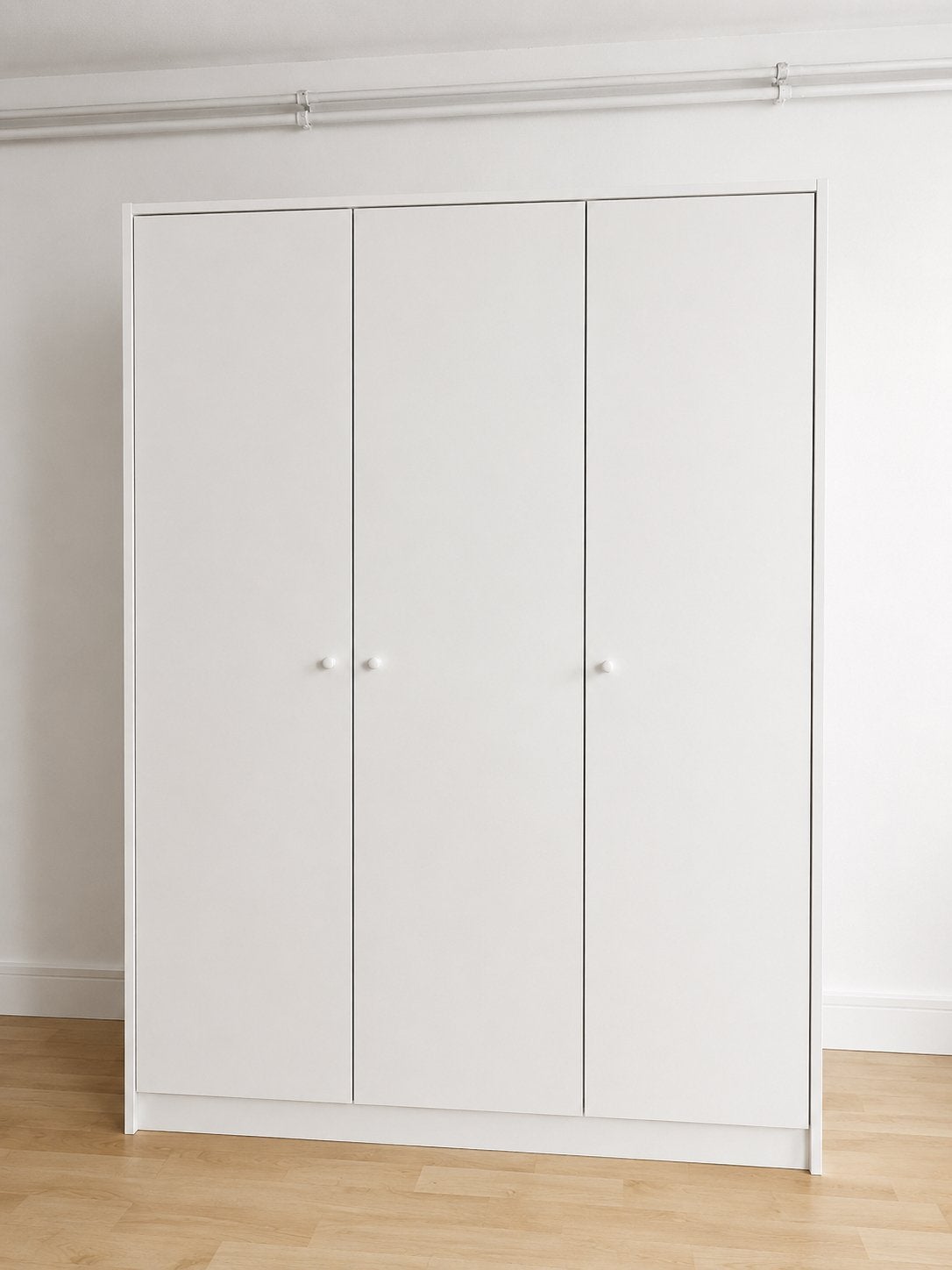 IKEA KLEPPSTAD kledingkast 3 deuren wit, Ophalen, 50 tot 100 cm, Zo goed als nieuw, 150 tot 200 cm